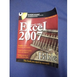 Excel 2007 Bible Paperback w Disk